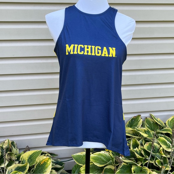 NWT FOCO NCAA College Michigan Wolverines Tie Breaker Tank Top - Picture 4 of 9